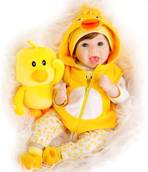 Aori Reborn Baby Doll Clothes - Outfit Accessories for 20-24 inch Realistic Newborn Toy Dolls, 5 Piece Set...