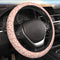 Pink Groovy Flower Abstract Floral Aesthetic Steering Wheel Cover for Women Men Girls Car Accessories Decor Anti-Slip Neoprene Auto Steering Wheel...