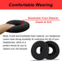 Ear Cushions for Plantronics Headset, Foam Ear Pads Replacement Headphone Covers for Plantronics HW251N 510 520 Blackwire 3210 3220 3310 3320 Jabr...