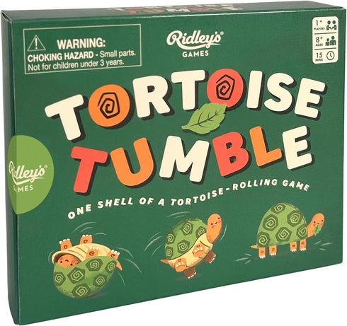Ridley's Games Tortoise Tumble- Fast Paced Family Game - Press-your-luck to earn more points - Parties, Trips, Camping, Game Night - Gift for Kids...
