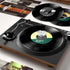 Facmogu 45 RPM Record Adapter, 7 Inch Vinyl Record Solid Aluminum Adapter, 45 Adapter for Vinyl Record Players Turntables, 45 RPM Vinyl Conversion...