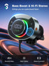 Bluetooth FM Transmitter Car - SOOMFON Bluetooth 5.3 Car Adapter with Big Mic Bass Stereo Hi-Fi Sound, PD30W QC18W FM Bluetooth Transmitter Car Ch...