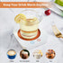VOBAGA Coffee Warmer & Mug Warmer for Home Office Home Desk Gift Use, 20w Electric Cup Beverage Warmer Plate with 3 Temperature Settings for Tea, ...