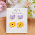Puocaon Mini Flower Clay Cutters - 5 Pcs Flower Leaves Clay Cutters for Polymer Clay Earrings, Flower Petal Polymer Clay Cutters for Earrings, Min...