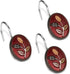 Popular Bath Aubury Collection, Shower Hooks, Burgundy...