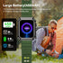 Smart Watches for Men with Bluetooth Call Tactical Outdoor Sports Smartwatch for Android iPhone Waterproof Fitness Watch with Heart Rate Step Coun...