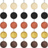 25Pcs Round Wooden Pendant Trays Bezel,5 Colors Blanks Round Wood Cabochon Pendant Trays Bezel Pendant Trays Bezel Pendant Blanks for Crafting DIY...