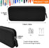 Silicone Pencil Case, Waterproof Silicone Cosmetic Bag, Pencil Bag, Multifunctional Pencil Case Aesthetic, Zipper Storage Bag (Black)...