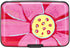 ELFISH RFID Blocking Credit Cards Holder Aluminum Wallet Metal ID Case for Men Women (Big pink flower)...