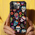 TnXee Case Compatible with iPhone 12/12 Pro Case?Sugar Skull Pattern Design Casae for iPhone 12/12 Pro Cases for Men Women, Shockproof Anti-Scratc...