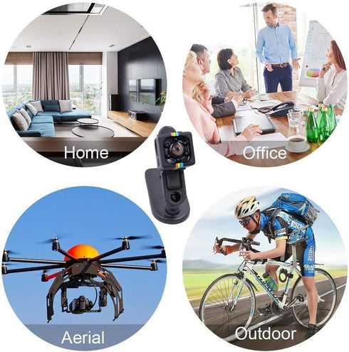 Spy Camera Hidden Camera, Portable Tiny Rechargeable Battery Powered HD 1080P Mini Camera, Night Vision Motion Activated Micro Digital Body Nanny ...