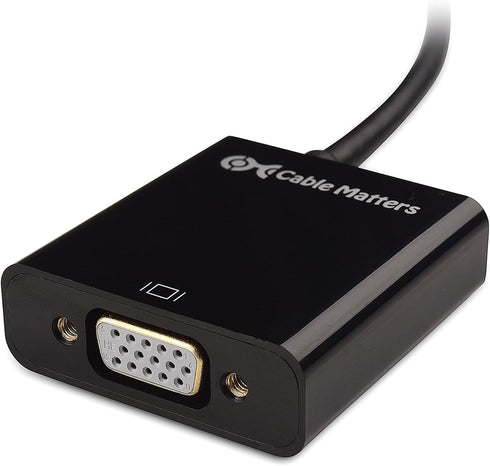 Cable Matters Micro HDMI to VGA Adapter (Micro HDMI to VGA Converter) in Black...