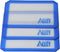 3 Non-stick Silicone Mat Pad, Small Rectangle 5 X 4 Inch, Blue...