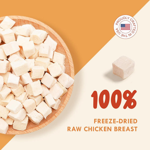 Freeze Dried Raw Chicken Breast 8 Ounces...