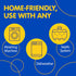 Plink Washer and Dishwasher Freshener and Cleaner, 3 Packs of 4, 12 Total Tablets...