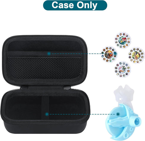 Canboc Carrying Case Compatible with Moonlite Mini Projector, Storybook Projector Storage Bag, Mesh Pocket fit Story Reels, Back (Case Only)...