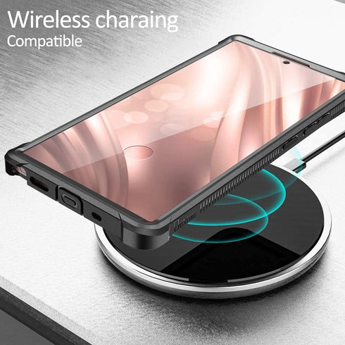 Dexnor for Galaxy Note 20 Ultra Case with Screen Protector Clear 360 Full Body Rugged Protective Shockproof Hard Back Cover Heavy Duty Defender Bu...