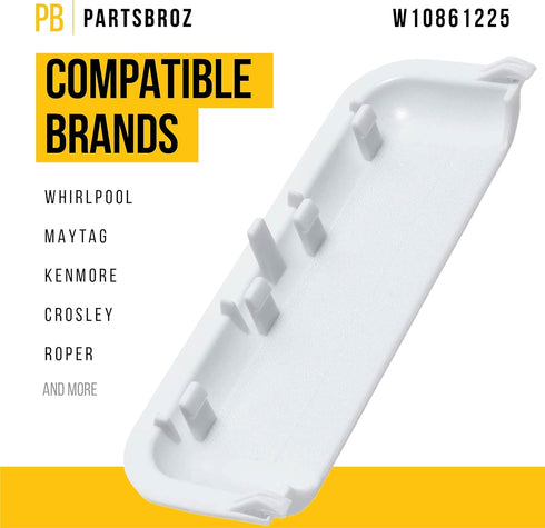 Dryer Door Handle Whirlpool Maytag Amana W10861225 Replacement Wed49stbw1 Wed5000dw2 Medx655dw1 Wed4815ew1 Ned4655ew1 Medc215ew1 Wed7300dw1 Ngd4655ew2 Medc465hw0 Ned4705ew1 Ngd4655ew1 Red4516fw0