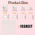 1980 PCS Pearl Stickers, 4 Size Pearl Embellishments for Crafts, Pearl Hair Accessories, Gem Jewels Decor Rhinestone Stickers for Craft, Body, Eye...