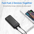 Power Bank 10000mAh Mobile Phone Portable Charger External Battery Pack with 2 USB 2.4 A Outputs and USB C Input Compatible with Huawei iPhone 12 ...
