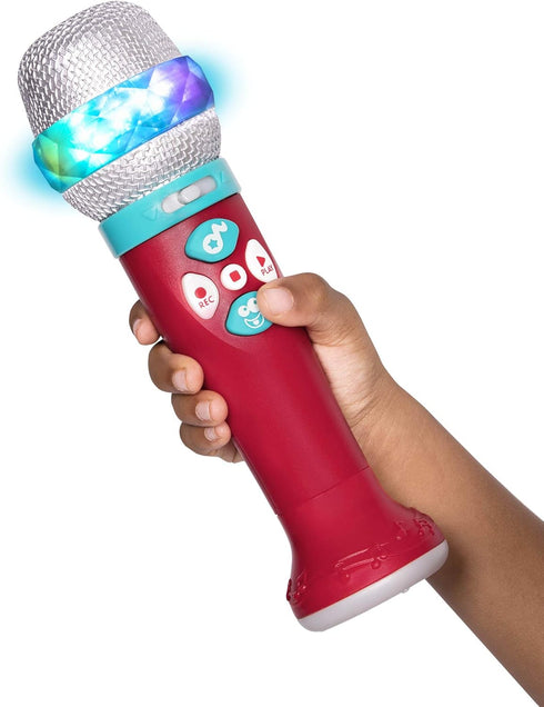 Battat – Toy Karaoke Mic – Light-Up & Voicechanging Microphone – Record & Playback – Sing-Along With Bluetooth – 3 Years + – Musical Light Show Mi...