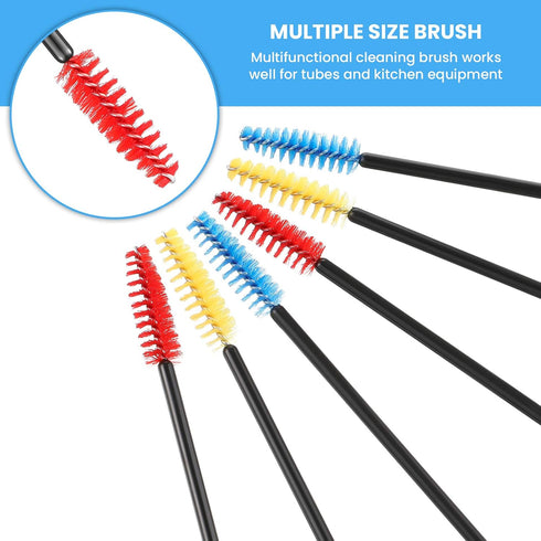 Hummingbird Feeder Parts Cleaning Brush Mini Nylon Brush Set (15, Red, Blue, Yellow)...