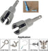 (2pc) Power Wing Nut Driver Set,Slot Wing Nuts Drill Bit Socket Wrenches Tools Set,1/4" Hex Shank Drills Bits for Panel Nuts Screws Bolt...