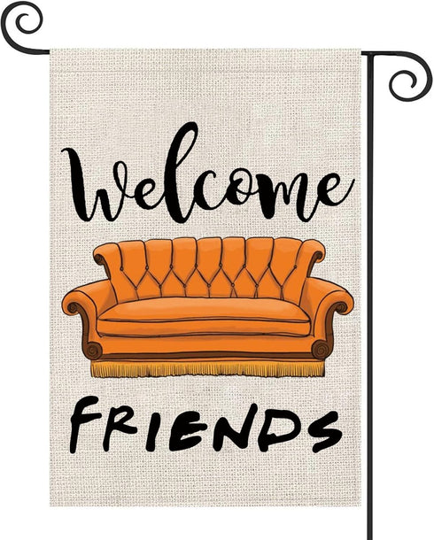 Fri Themed Welcome Home Decor Garden Flag Yard Porch House Flag for Outside Decoration (Welcome Fri)...