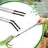 2 Pcs Extra Long Stainless Steel Reptile Feeding Tongs with Rubber Tip Bearded Dragon Aquarium Straight and Curved Long Tweezer Terrarium Feeder T...