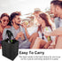 6 Bottle Wine Carrier Tote, Non-Woven Wine Bags Reusable Wine Travel Bag Portable Carrier Wine Bottle Holder Bag Wine Gift Bag with Carry Handle f...