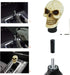 Lunsom Skull Gear Stick Shifter Knob, Resin Gear Shift Head Shifting Stick Handle Car Transmission Fit Automatic Manual Vehicle (White)...