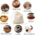 LOOKSGO 25 Pcs 3x4 Inch Muslin Bag Sachet Bag for Party Wedding Home Supplies Cotton Drawstring Bags for Jewelry...