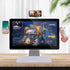 DK177 Magnetic Phone Holder, Laptop or Desktop Monitor Side Mount Phone Holder, Slim Portable Foldable Computer Expansion Bracket Compatible with ...