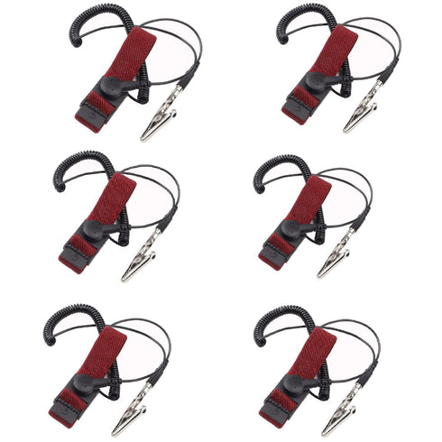 Esd Wristbands?Adjustable ESD Wrist Band Fits - 6 Pack for Working on Sensitive Electronic Devices...