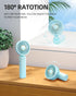 FrSara Portable Handheld Fan, Neck Fan, Mini Desk Fan, Multi-Function Fan, 2000mAh Ultra-Long Battery Life, Ultra-Quiet, 3-Speed Visual Adjustment...