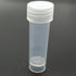 50 Pcs 5ml Graduated Plastic Tube Cryovial Cryogenic Vial Tube Mini Test Tube with Screw Cap...