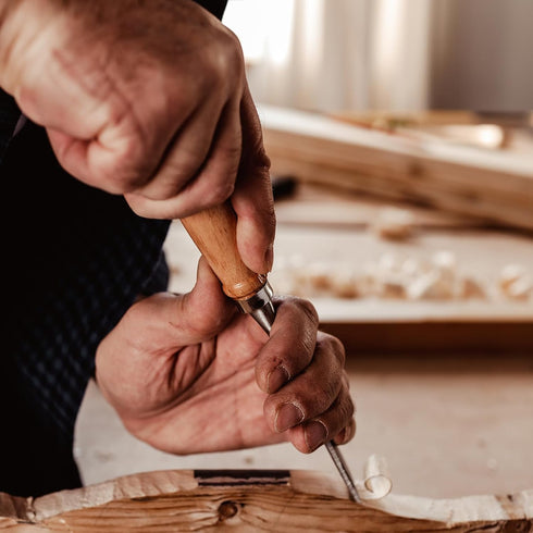 12 PCS Wooden File Handle Round Hole Small Wooden Handle File Special Handle with Metal Collars Wooden File Handle Set Checkering File Handle for ...