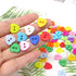 Honbay 100PCS Resin Love Heart Buttons 2 Holes Buttons Plastic Heart Shaped Sewing Buttons Decorative Buttons for Skirts, Gloves, Sweaters, Shirts...