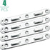4 PCS Wood Bed Rail Connecting Fittings?5 Inch Thicken Bed Rail Fasteners Zinc Round Bed Hook...