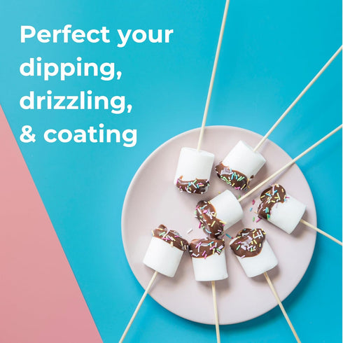 Paramount Crystals for Candy Melts & Chocolate – Edible Wax Flakes for Thinning Candy Coating, Dipping, and Fondue – Smooth Melting Aid for Cake P...