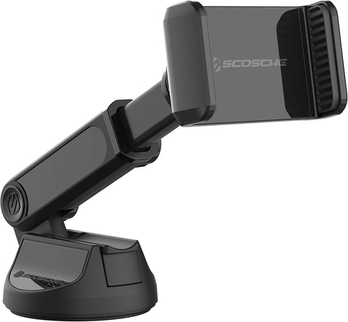 Scosche UH4WDEX2-SP Extendo Mount Car Phone Holder Windshield / Dashboard | StickGrip Base | Telescoping Adjustable Arm | Black...
