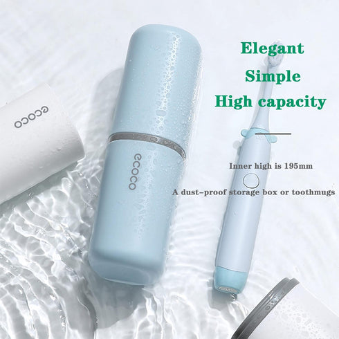 Toothbrush Travel Case, Multifunctional Dustproof Toothbrush Cover, Portable Toothbrush Holder,Suitable for Business Camping Travel or Daily Use(P...