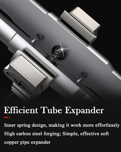 Swaging Tool Pipe Tube Expander Hand Expanding Tool Refrigeration Tube Expander for Copper 1/4" 5/16" 3/8" 1/2" 5/8" 3/4" 7/8"......