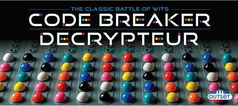 Outset Media Code Breaker - The Classic Battle of Wits, Logic & Deduction Head-to-Head, Strategy Code Creating & Cracking Peg Game, Outset Media, ...