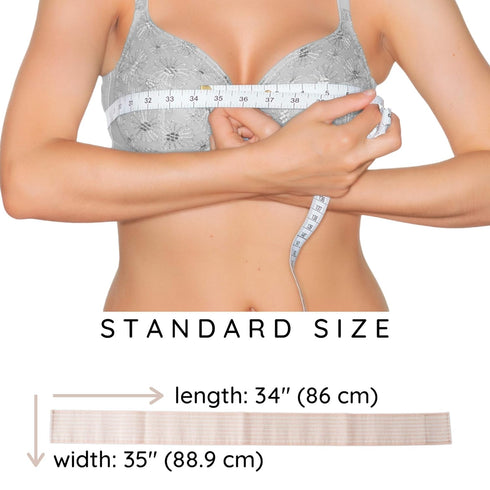 ikido Post Surgery Breast Implant Stabilizer and Compression Band, Breast Augmentation and Reduction Strap, Chest Belt, Sports Bra Support Strap B...