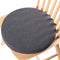 Seat Cushion Chair Pad, Round Non-Slip Comfortable Floor Soft Dining Chairs Office Bedroom Living Room Kitchen Chair Cushions Indoor (Dark Gray)...