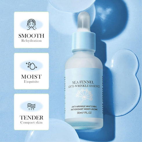 Hyaluronic Acid Skincare Set, 5-In-1 Gift Set With Facial Cleanser, Face Serum, & Mask, Anti-Aging Kit And Crithmum Maritimum, For Firm Skin Fade ...