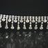 Jerler Rhinestone Tassel Fringe Trim Crystal Close Chain Applique for Sewing Crafts Ideal Wedding Party Clothing DIY Decoration, 1 Yard 0.87" W...