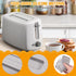 Toaster Cover 2 Slice, 2 Pack Toaster Covers, 6.22x4.09in Silicone Toaster Lid Bread Washable Machine Cover Toaster Oven Cover Kitchen Appliance C...