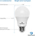 Great Eagle A19 LED Light Bulb, 9W (60W Equivalent), UL Listed, 2700K Warm White, dimmable, Standard Replacement (4 Pack)...
